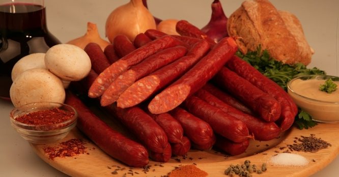Poľovnícka klobása 320g VB 1455