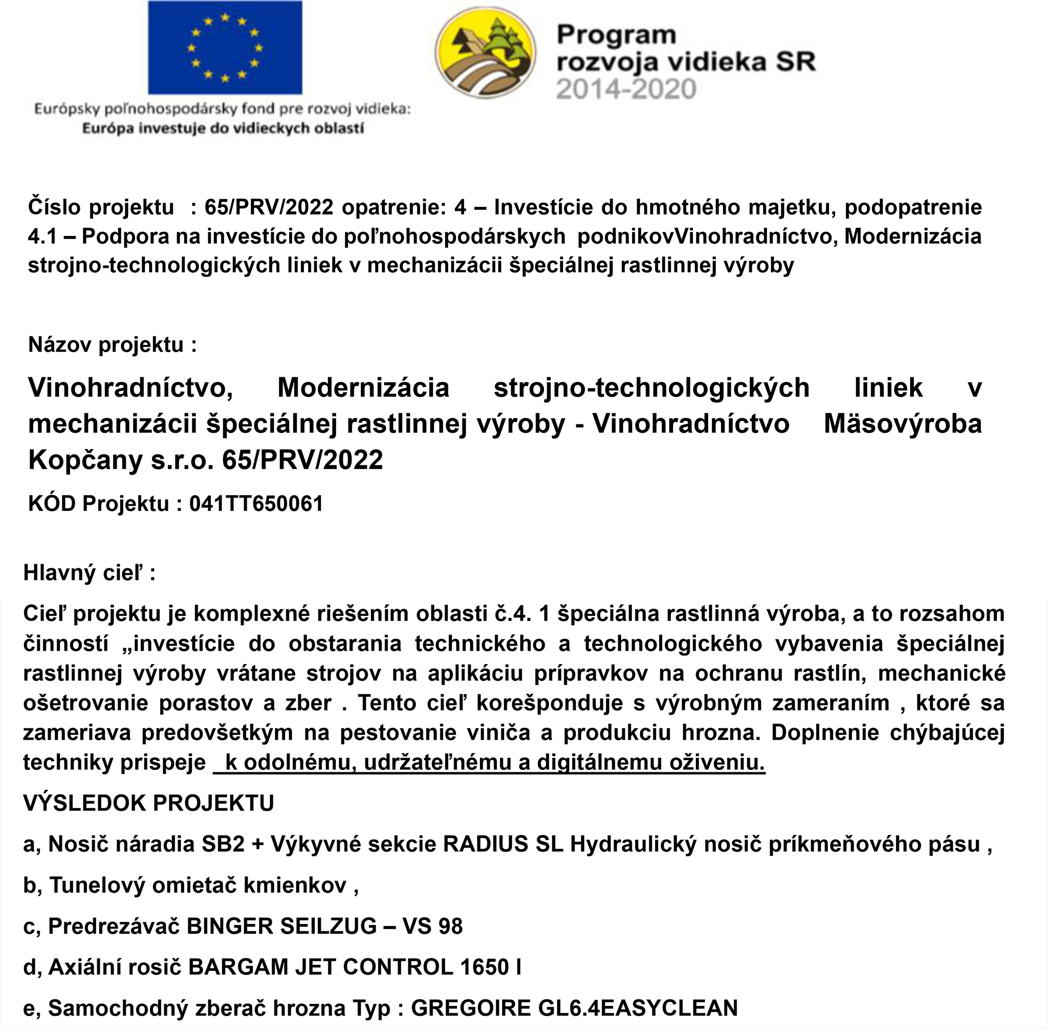 Program rozvoja vidieka SR